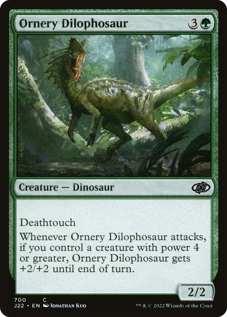 Ornery Dilophosaur [J22 - 700]
