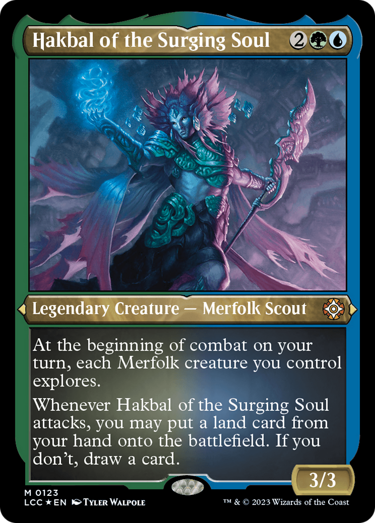 Hakbal of the Surging Soul (Display Commander) - Thick Stock [LCC - 123]
