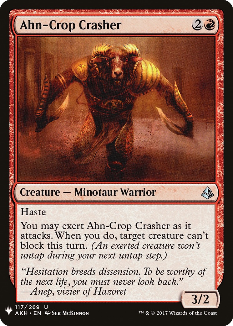 Ahn-Crop Crasher [LIST - 117]