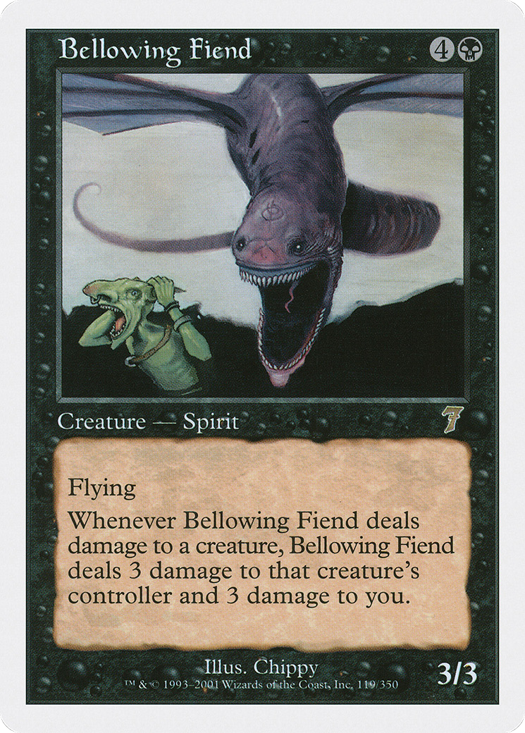 Bellowing Fiend [7ED - 119]