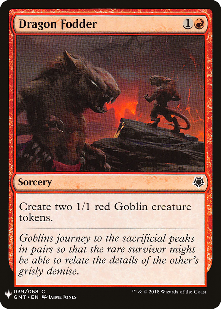Dragon Fodder (LIST-039) - The List