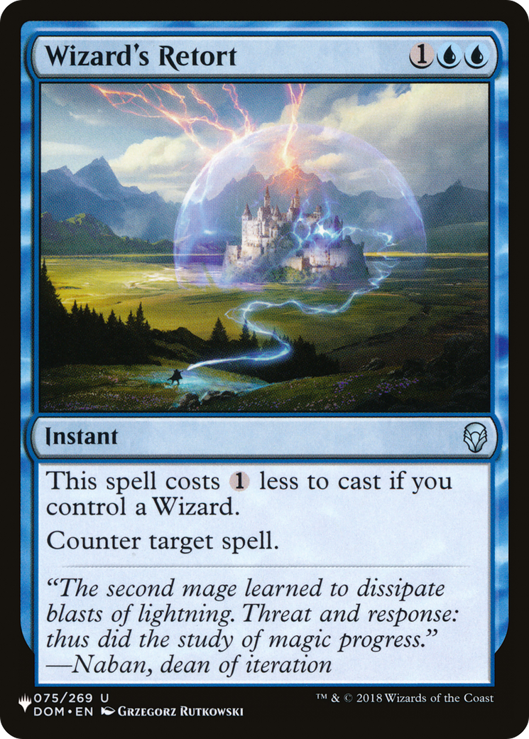 Wizard's Retort (LIST-075/269) - The List