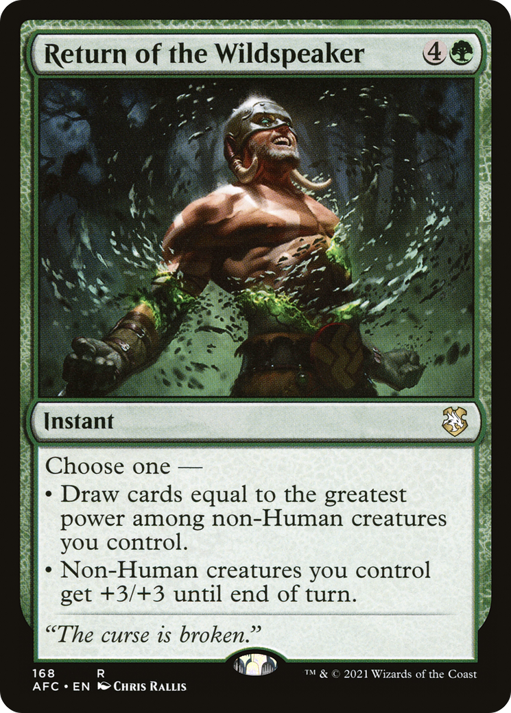 Return of the Wildspeaker [AFC - 168]