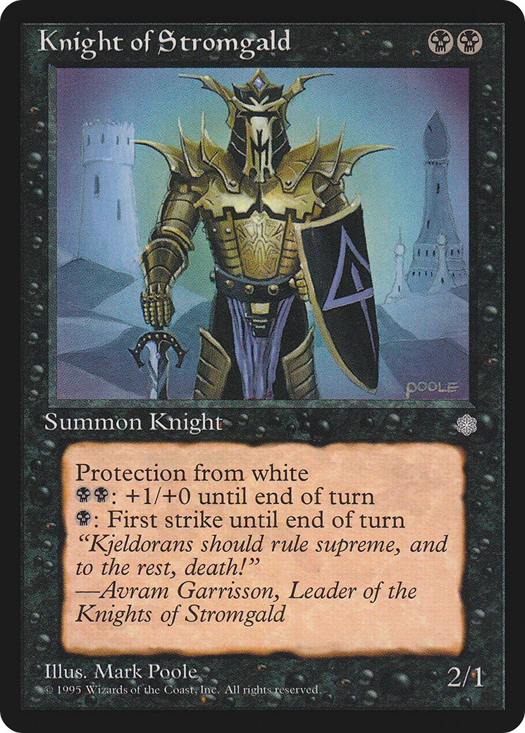 Knight of Stromgald [ICE - N/A]
