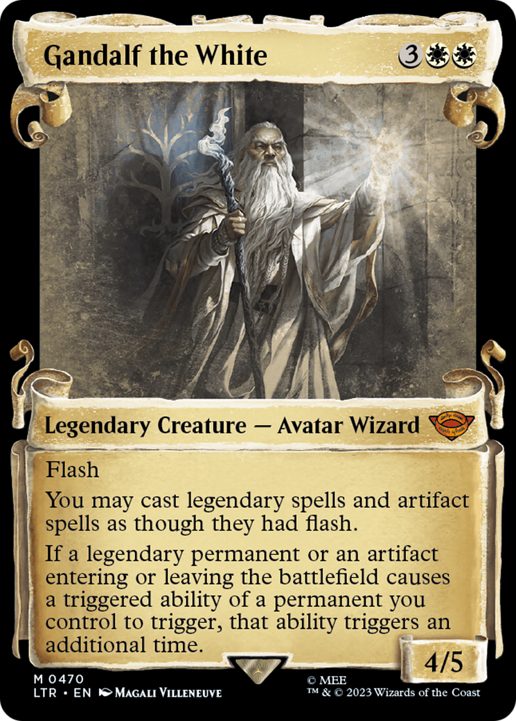 Gandalf the White (Showcase Scrolls) [LTR - 470]