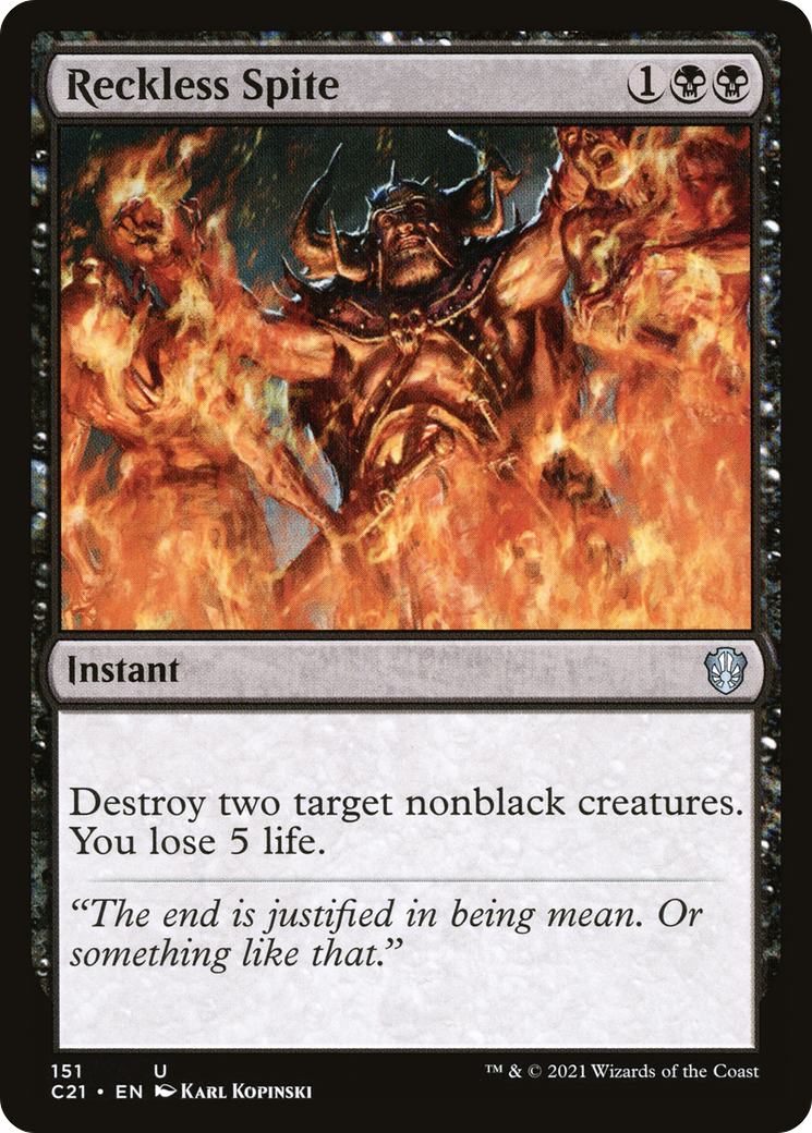 Reckless Spite [C21 - 151]