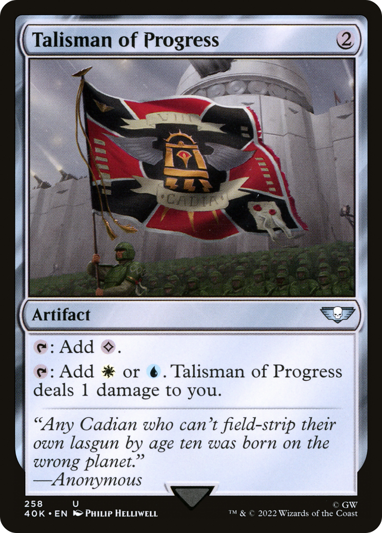 Talisman of Progress [40K - 258]