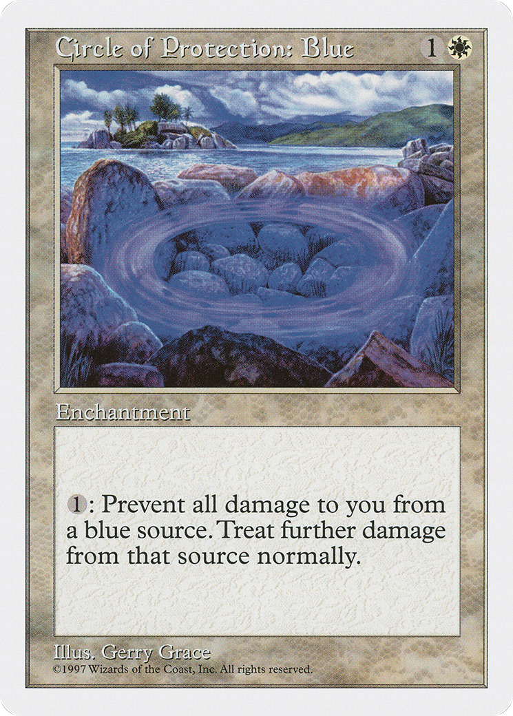Circle of Protection: Blue [5ED - N/A]