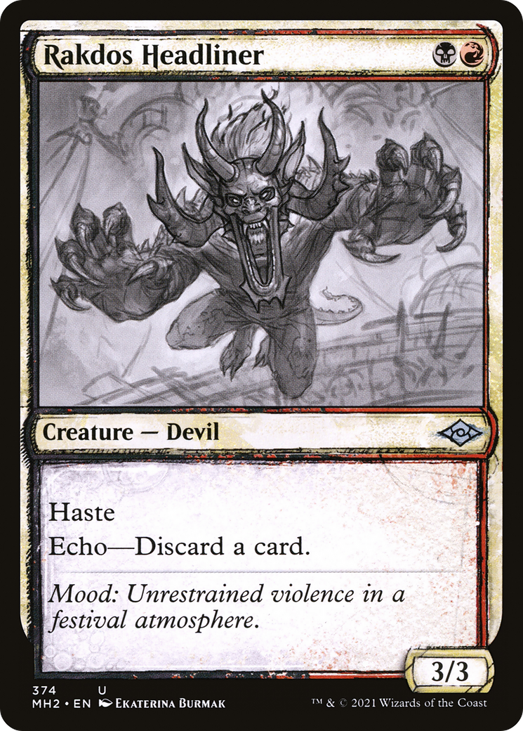 Rakdos Headliner (Showcase) [MH2 - 374]