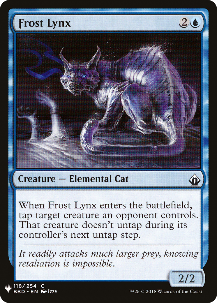 Frost Lynx [LIST - 118]