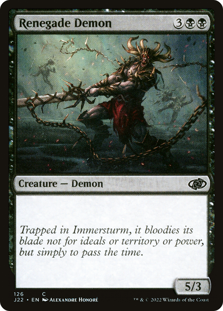 Renegade Demon [J22 - 126]