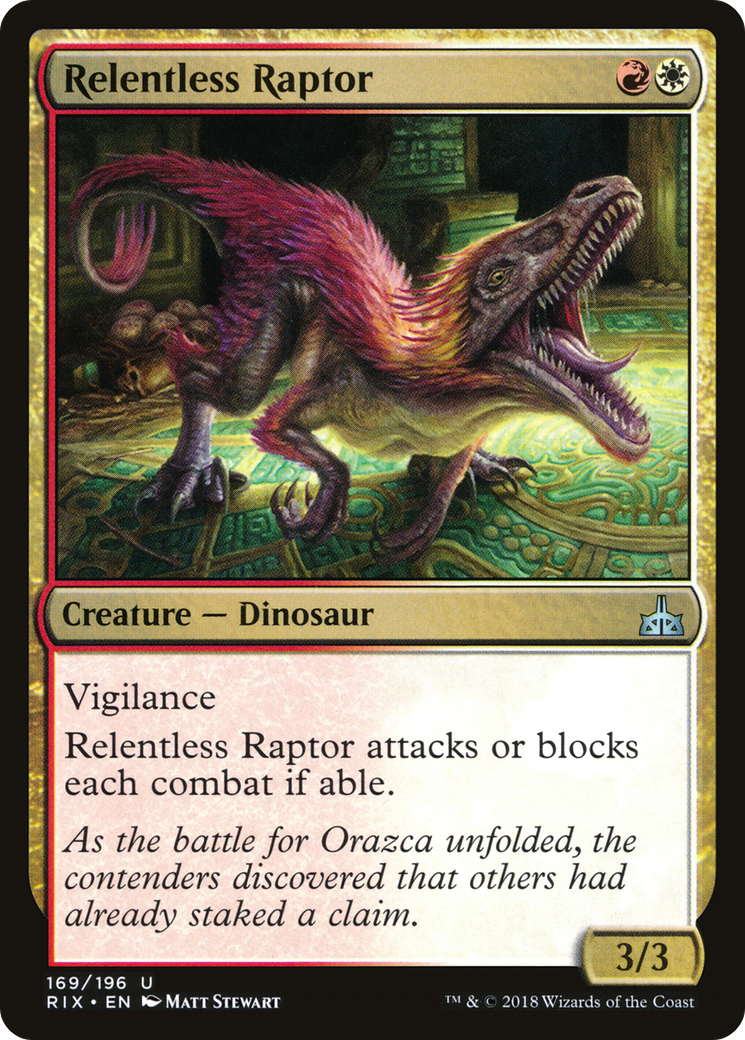 Relentless Raptor [RIX - 169]