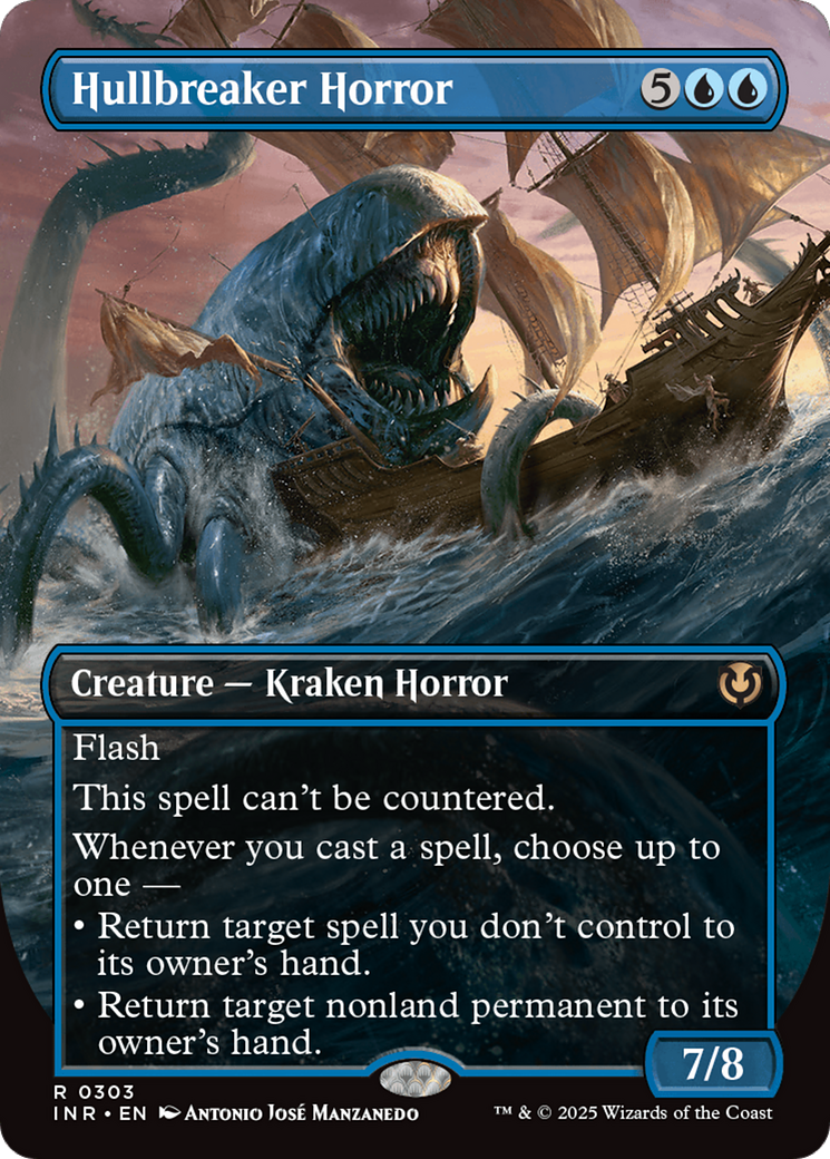 Hullbreaker Horror (Borderless) (INR-303) - Innistrad Remastered Foil
