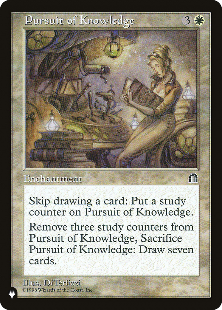 Pursuit of Knowledge [LIST - N/A]