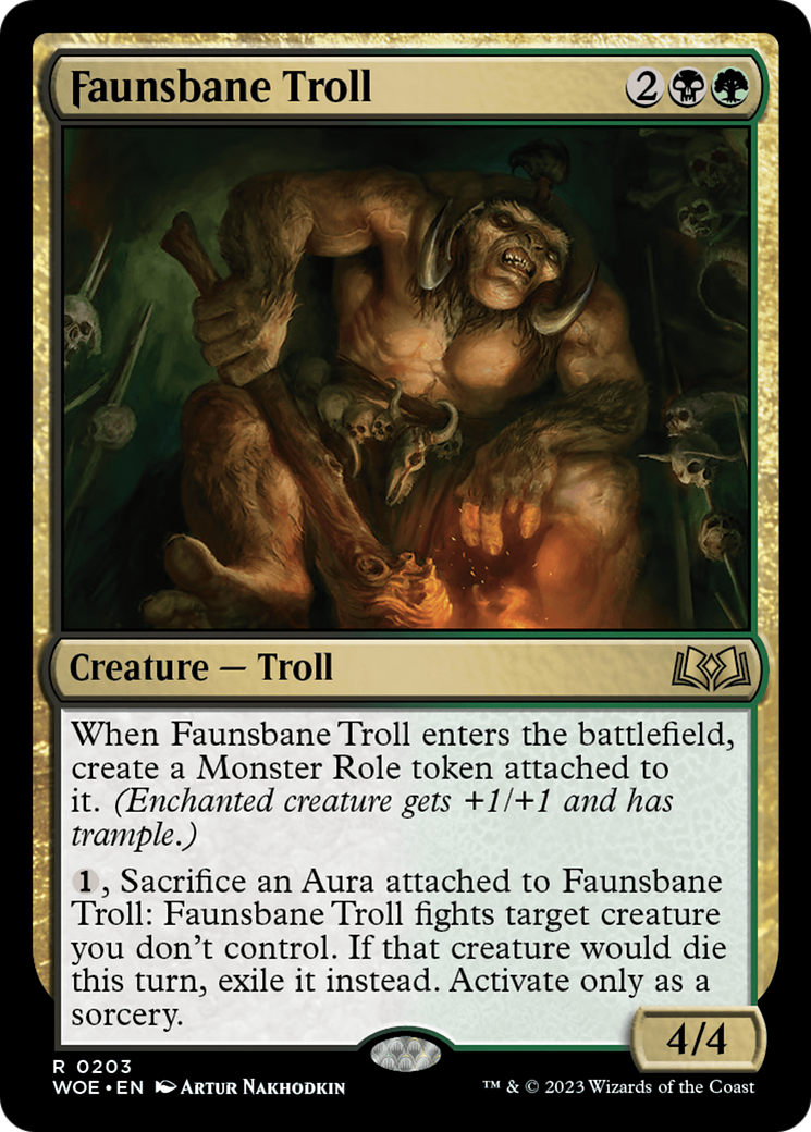 Faunsbane Troll [WOE - 203]