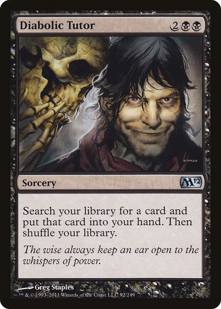 Diabolic Tutor [M12 - 92]