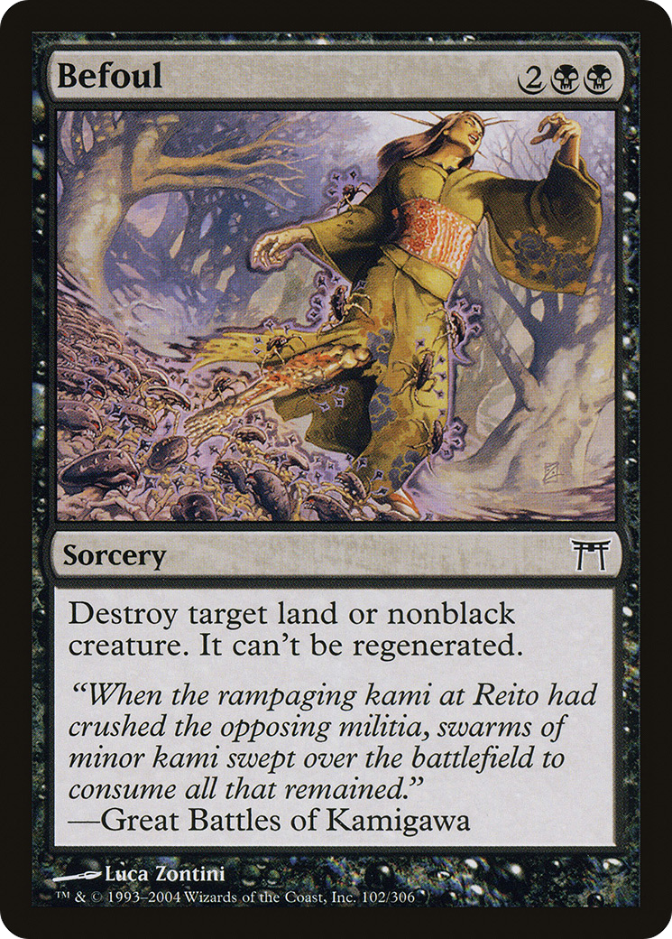 Befoul (CHK-102) - Champions of Kamigawa Foil