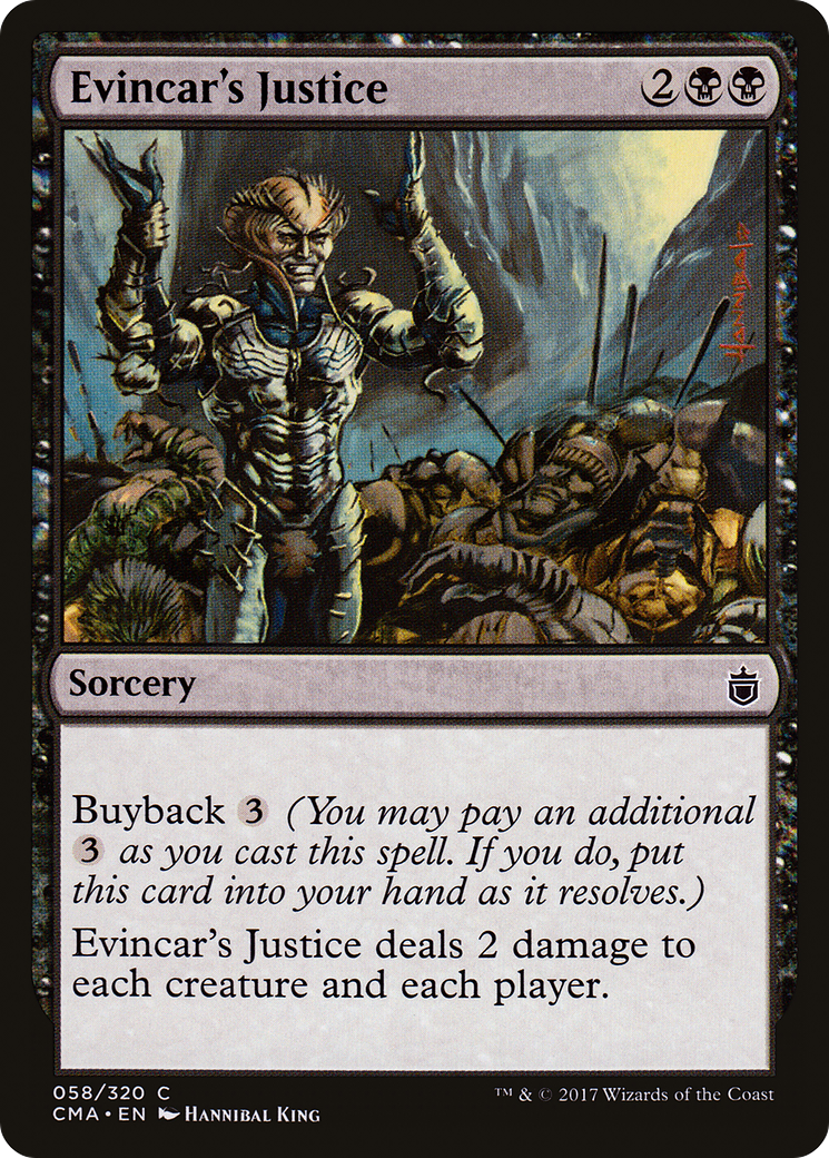 Evincar's Justice [CMA - 58]