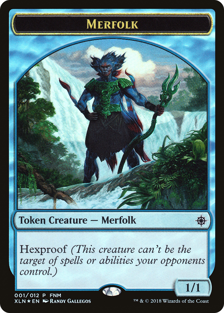 Merfolk // Treasure Double-Sided Token [FNM - 1]