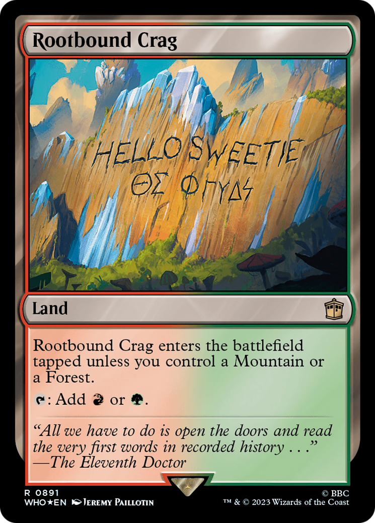 Rootbound Crag (Surge Foil) [WHO - 891]