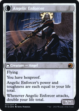 Enduring Angel (PRE-017) - Innistrad: Midnight Hunt Promos: (Double Faced Transform) Foil