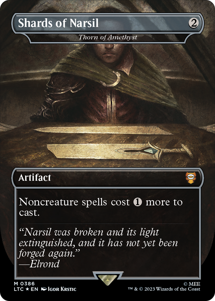 Shards of Narsil - Thorn of Amethyst (Surge Foil) [LTC - 386]