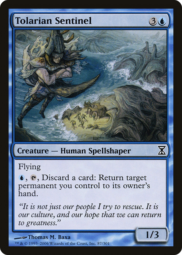 Tolarian Sentinel [TSP - 87]