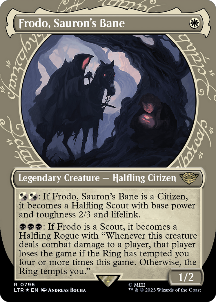 Frodo, Sauron's Bane (Showcase) (Surge Foil) [LTR - 796]