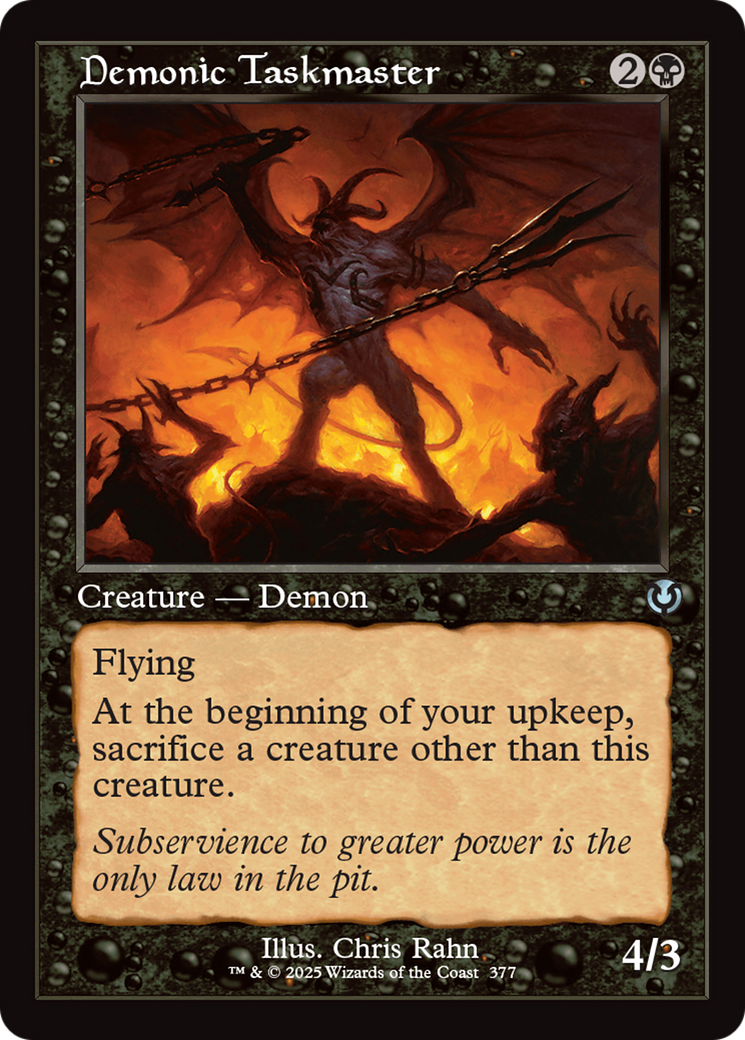 Demonic Taskmaster (Retro Frame) [INR - 377]