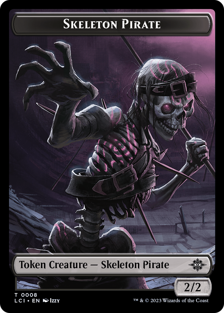 Skeleton Pirate (TLCI-008) - The Lost Caverns of Ixalan Tokens Foil