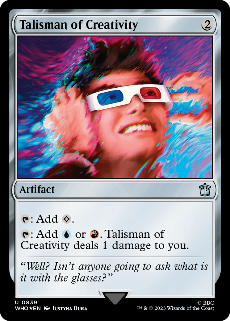 Talisman of Creativity (Surge Foil) (WHO-839) - Doctor Who Foil