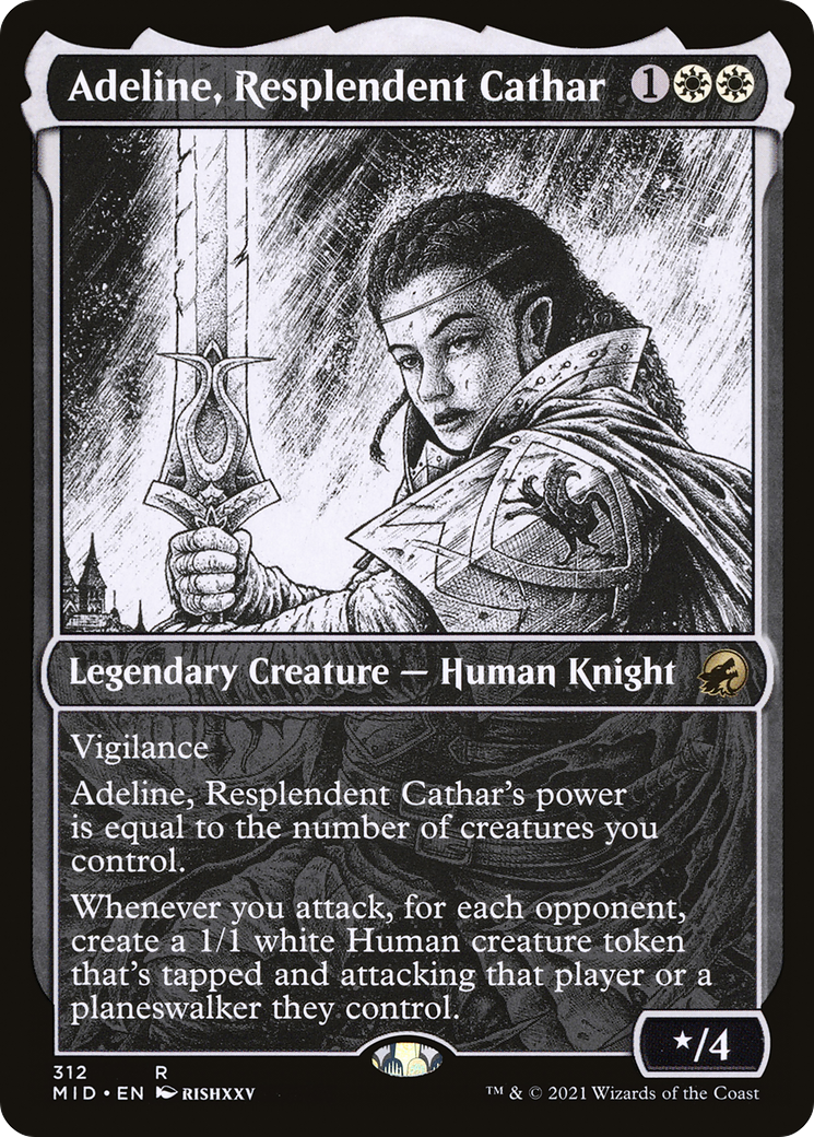 Adeline, Resplendent Cathar (Showcase) [MID - 312]