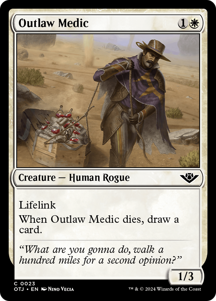 Outlaw Medic (OTJ-023) - Outlaws of Thunder Junction Foil
