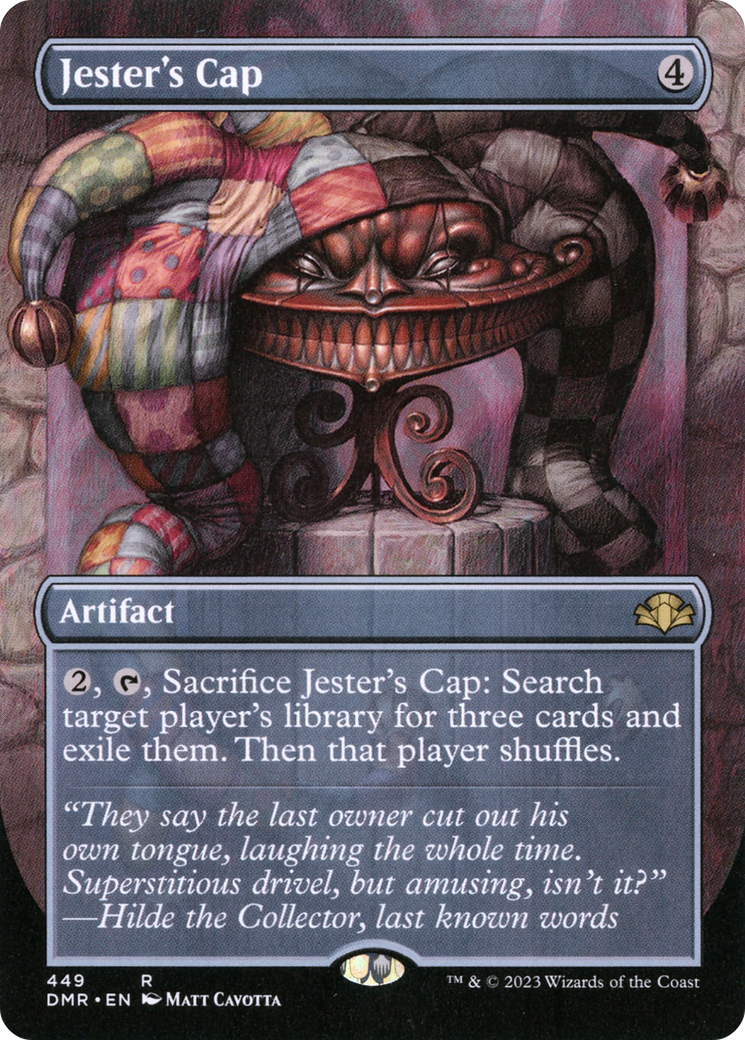 Jester's Cap (Borderless) (DMR-449) - Dominaria Remastered Foil