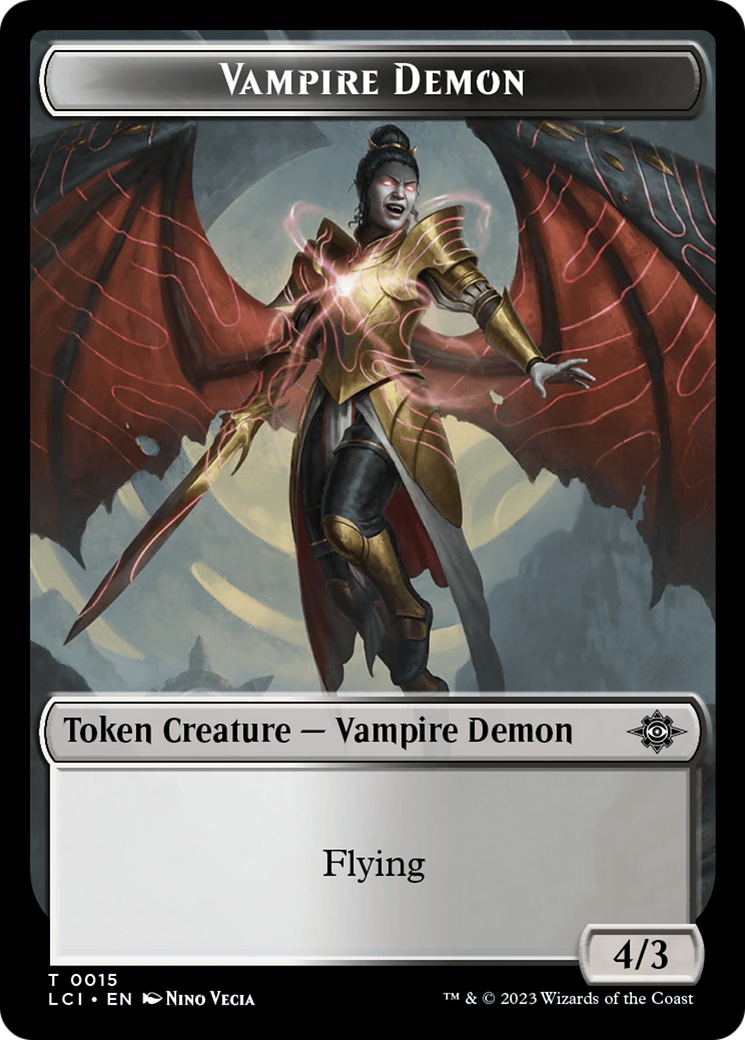Vampire Demon (TLCI-015) - The Lost Caverns of Ixalan Tokens Foil