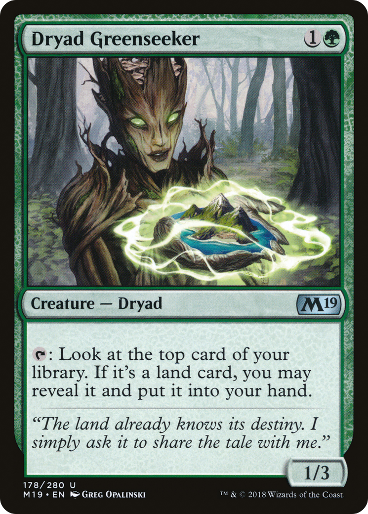 Dryad Greenseeker [M19 - 178]