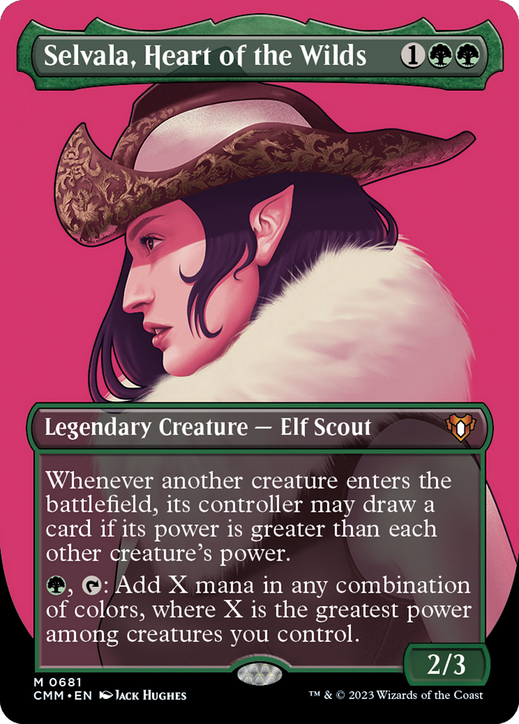 Selvala, Heart of the Wilds (Borderless) [CMM - 681]