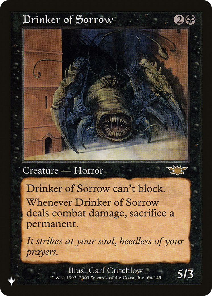 Drinker of Sorrow [LIST - 66/145]