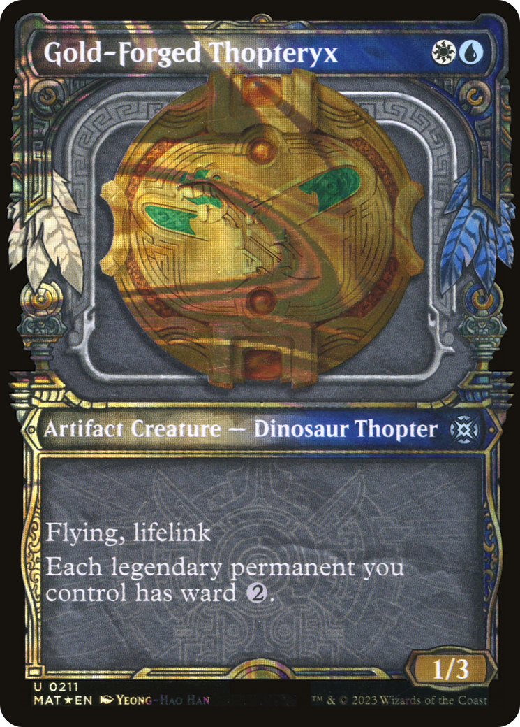 Gold-Forged Thopteryx (Halo Foil) [MAT - 211]