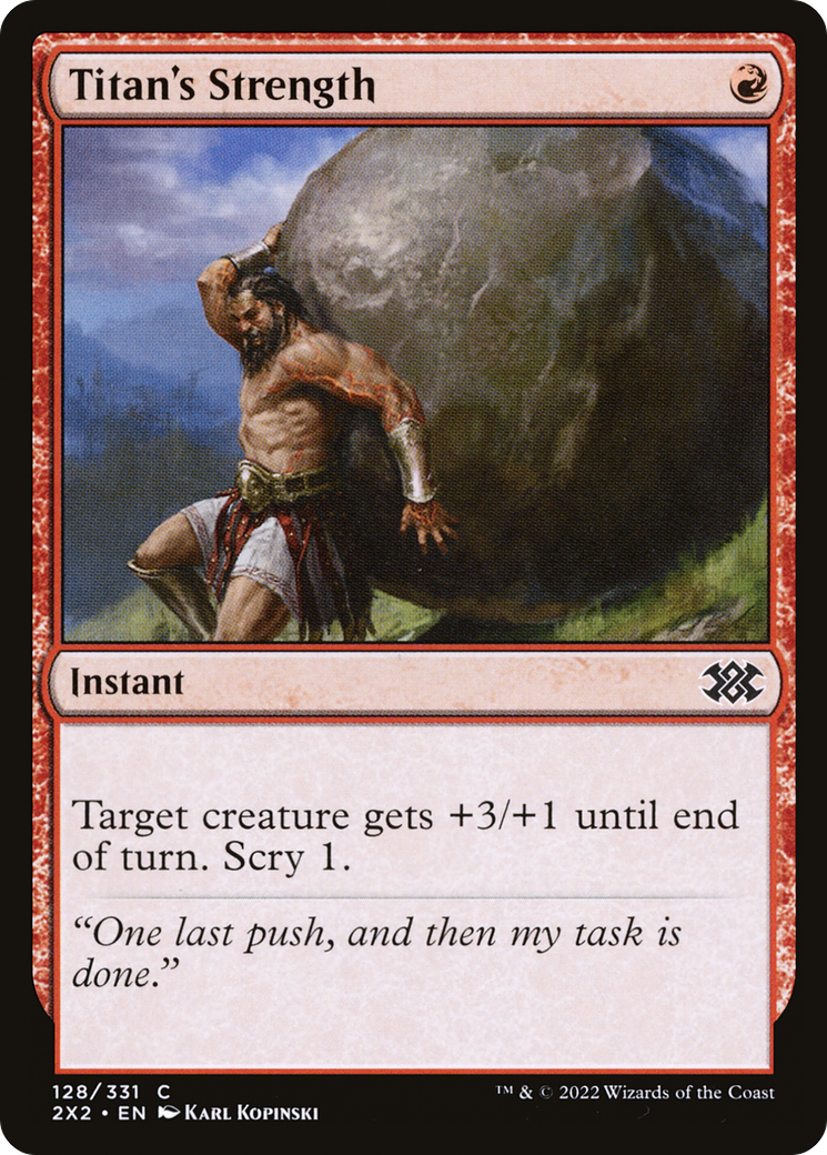Titan's Strength [2X2 - 128]