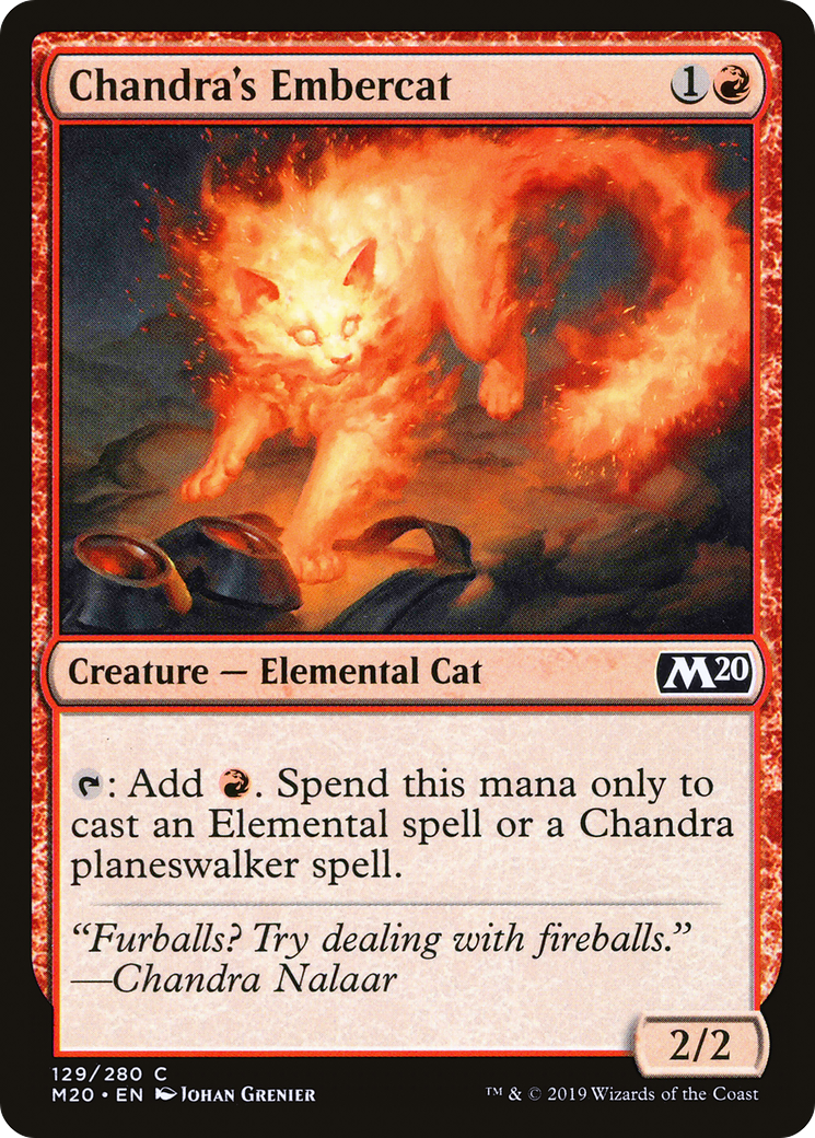 Chandra's Embercat [M20 - 129]