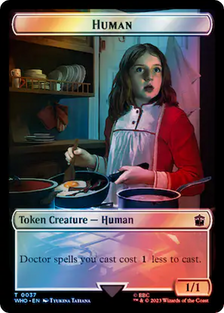 Human (TWHO-037) - Doctor Who Tokens Foil