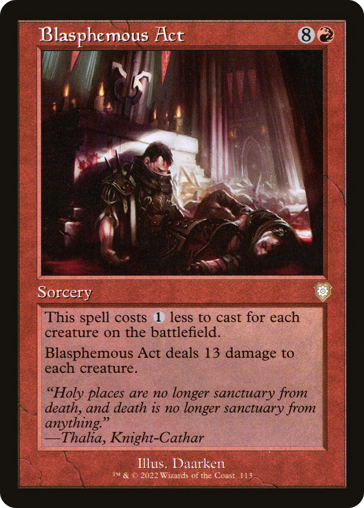 Blasphemous Act (Retro Frame) [BRC - 113]