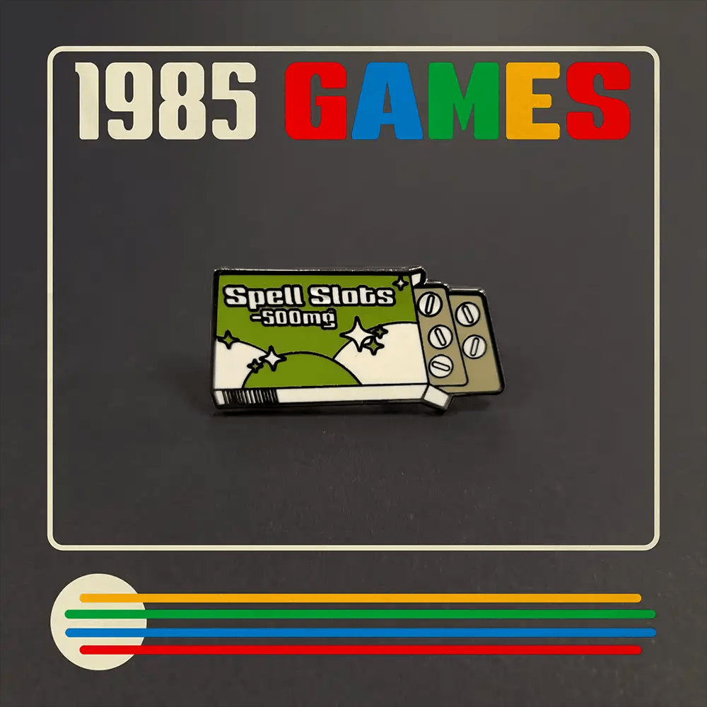 Enamel Pin - Spell Slots 500mg