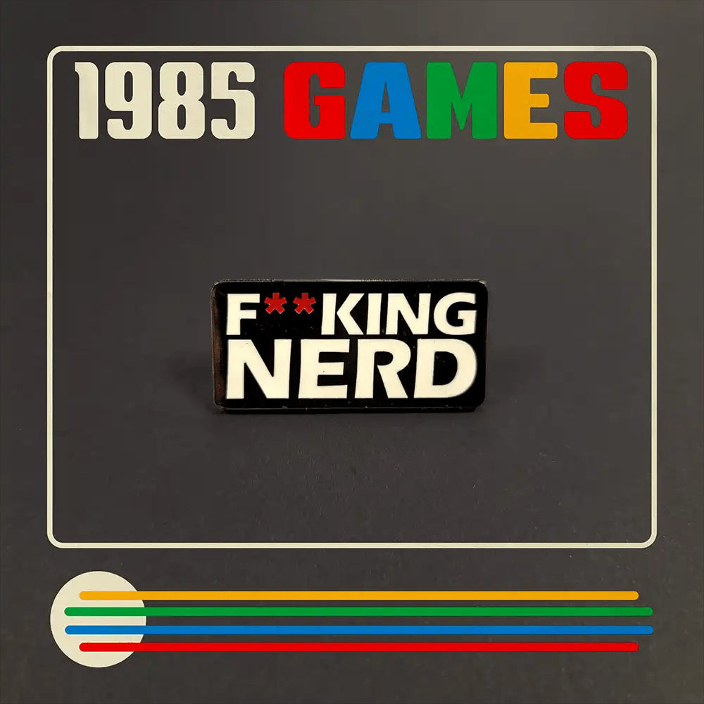 Enamel Pin - F**king Nerd