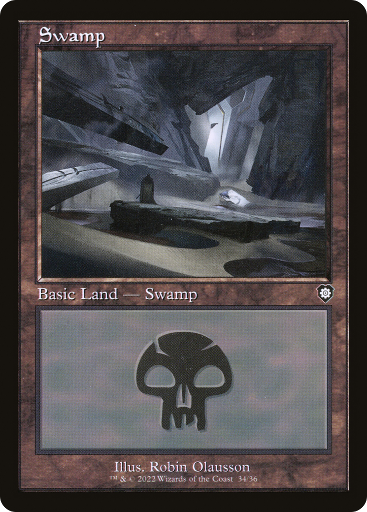 Swamp (34) (Retro Frame) [BRC - 34]
