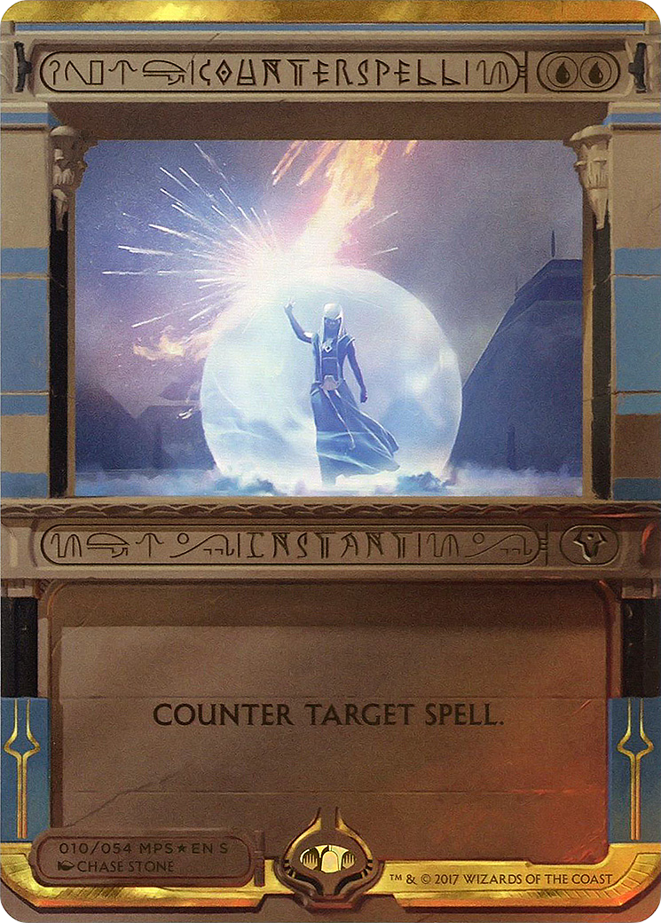 Counterspell (MPS2-010) - Amonkhet Invocations (Borderless) Foil
