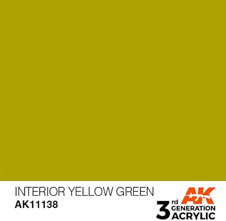 AK Interactive 3G Acrylic Interior Yellow Green 17ml