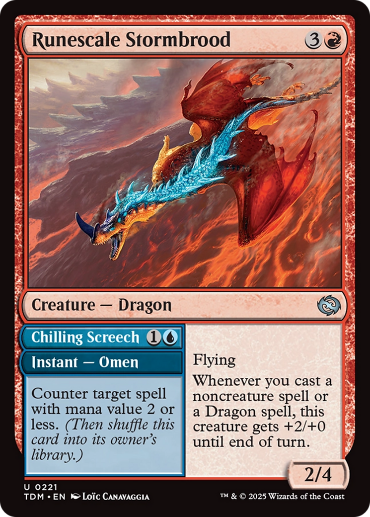 Runescale Stormbrood (TDM-221) - Tarkir: Dragonstorm