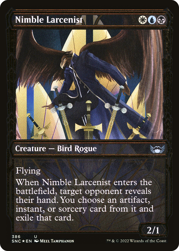 Nimble Larcenist (Gilded Foil) [SNC - 386]